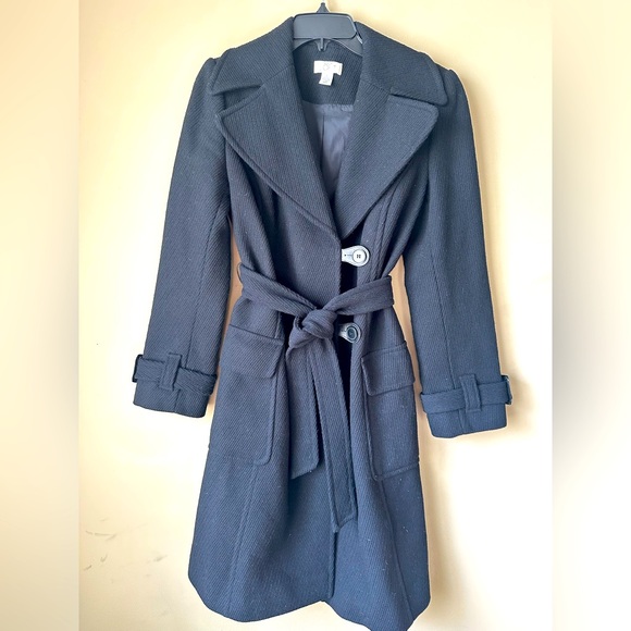 Anne Taylor Loft Wool Peacoat size 2 - Picture 1 of 4